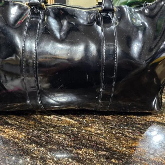 VGC Authentic Chanel Patent Leather Timeless Weekender - Picture 6 of 16